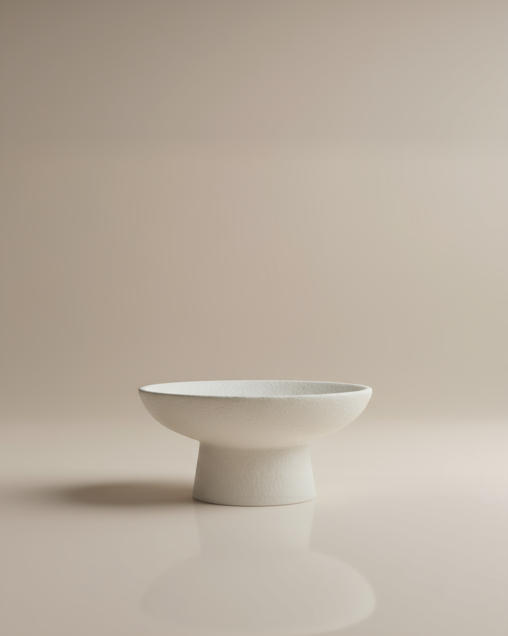 Rustic Round Pedestal Bowl