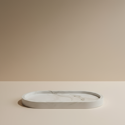 Marble Oval Trinket Tray