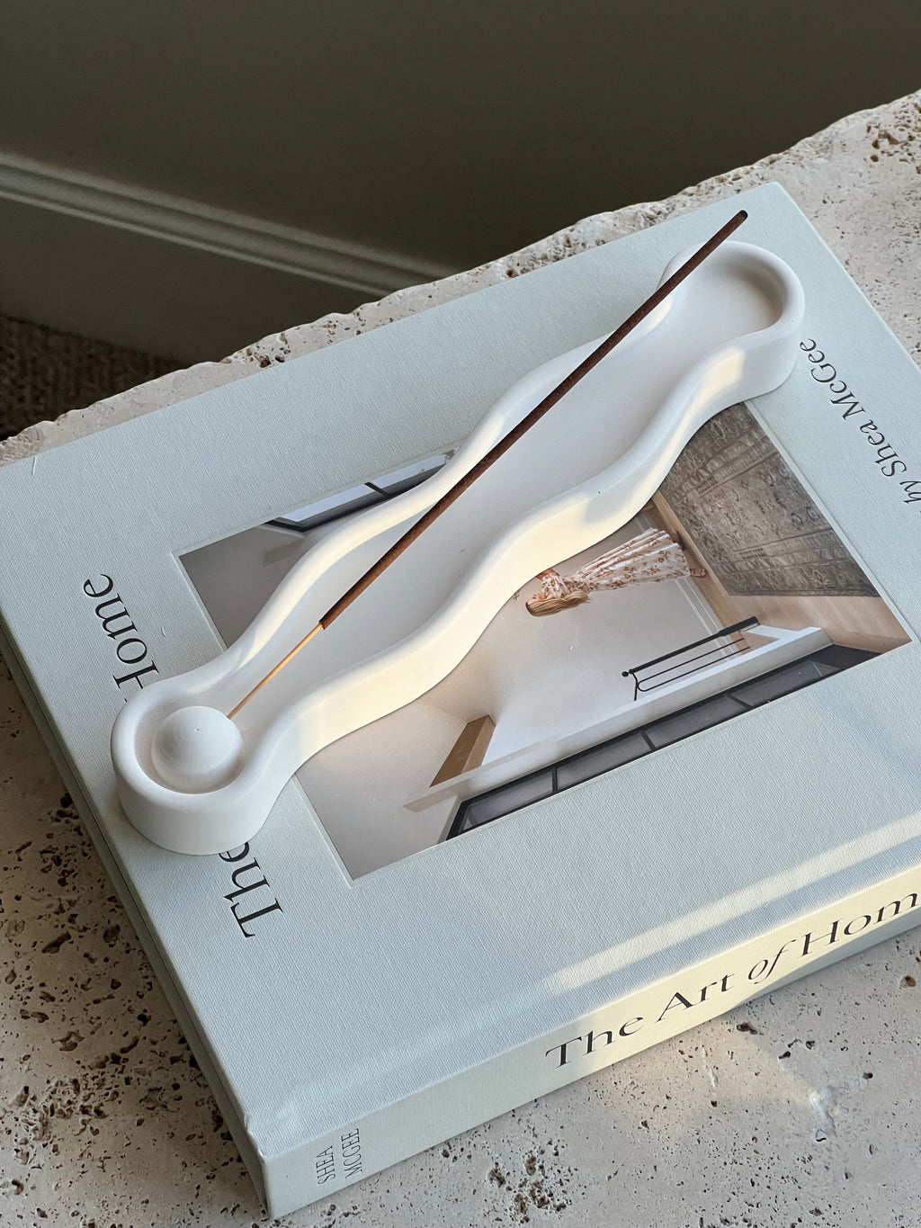 Abstract Incense Holder