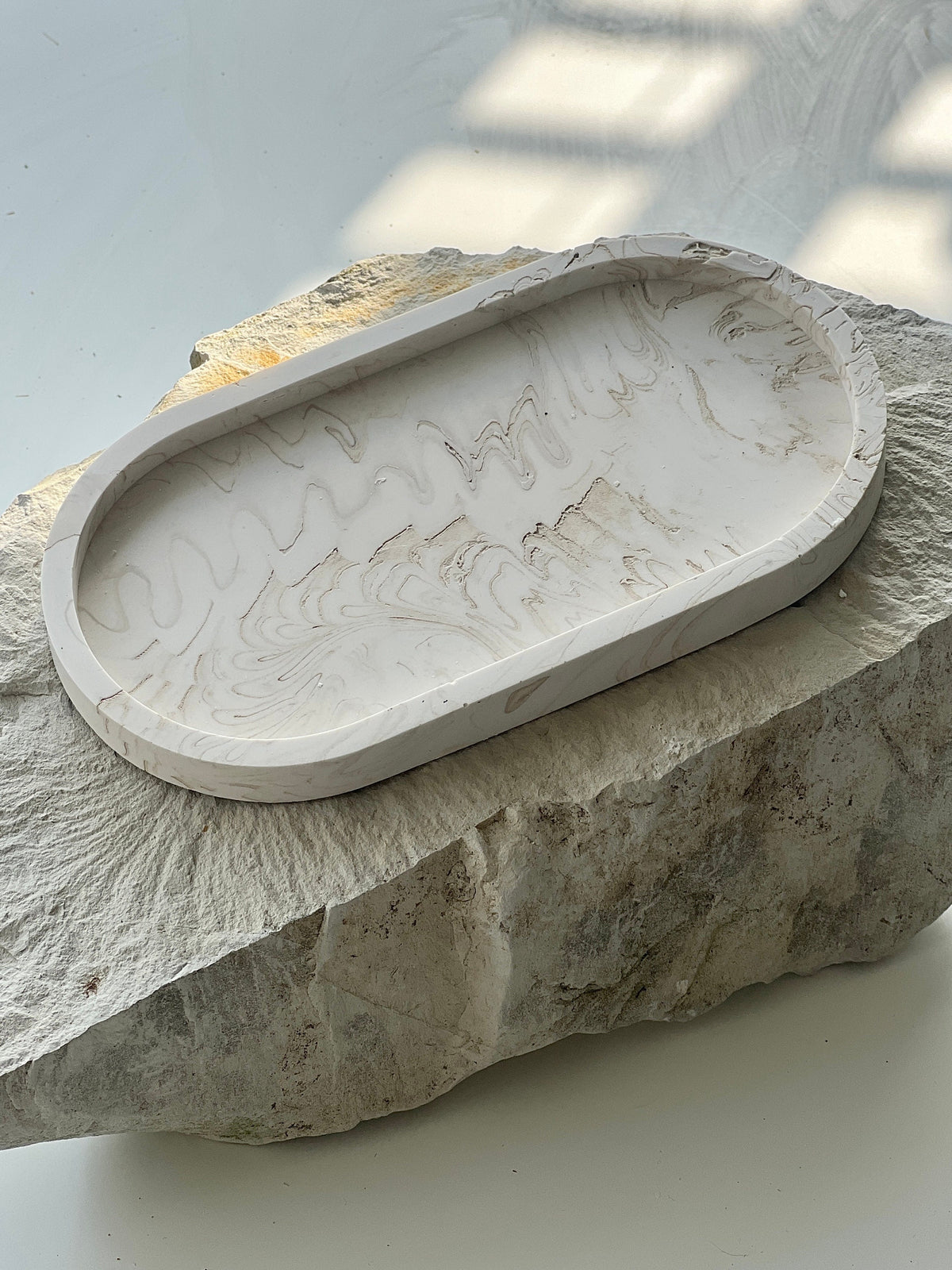 Marble Oval Trinket Tray