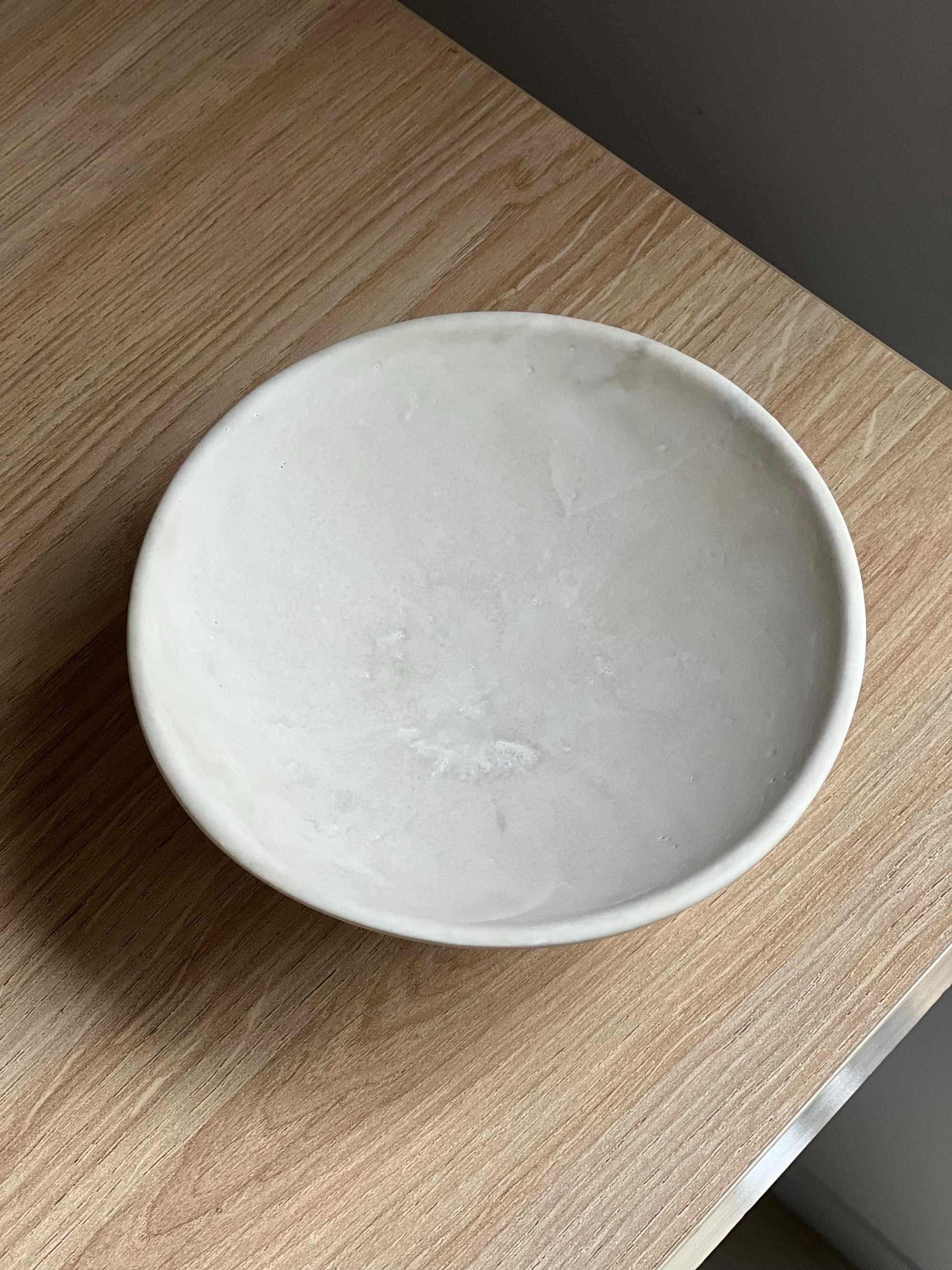 Rustic Round Pedestal Bowl