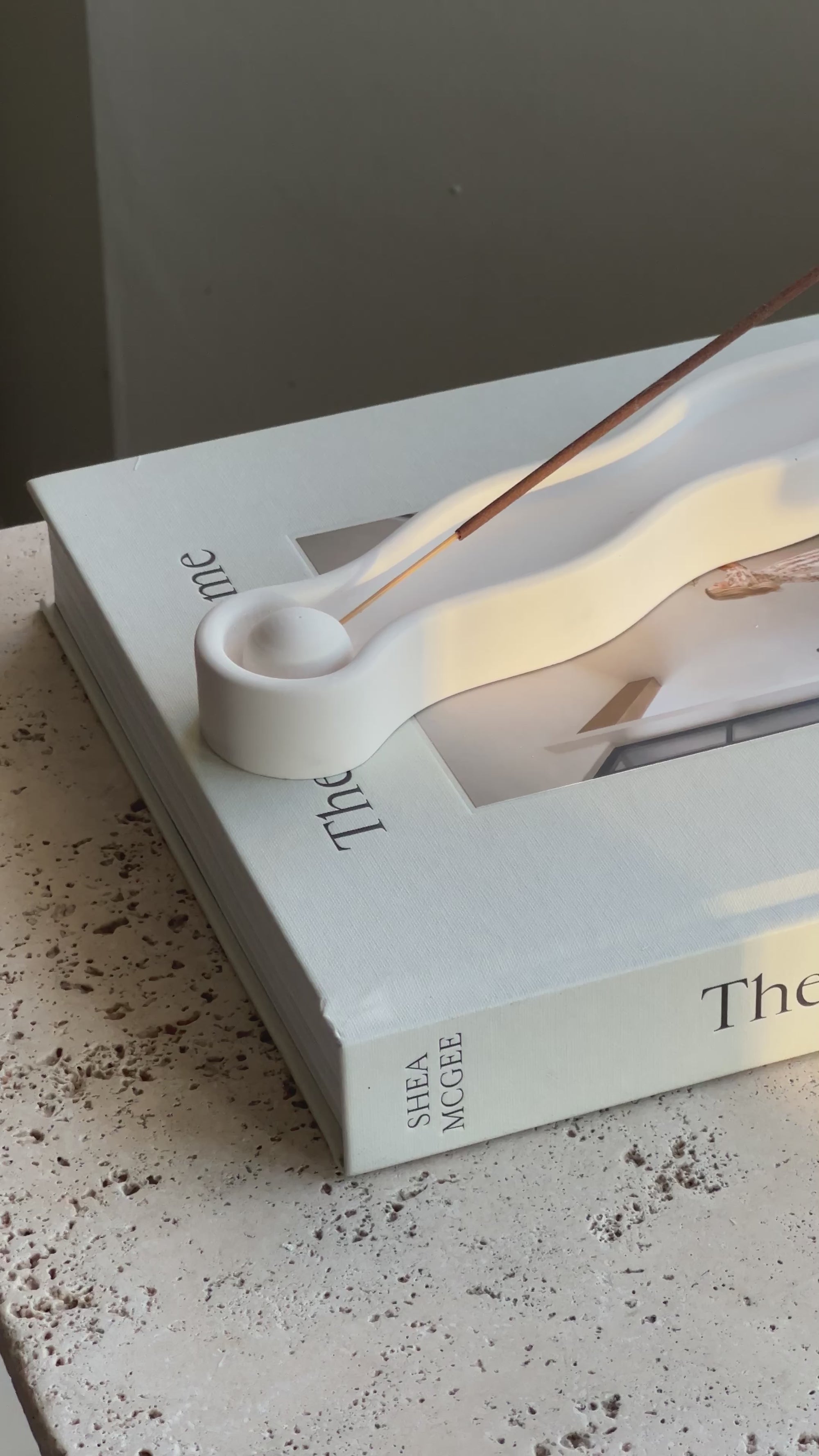 Abstract Incense Holder